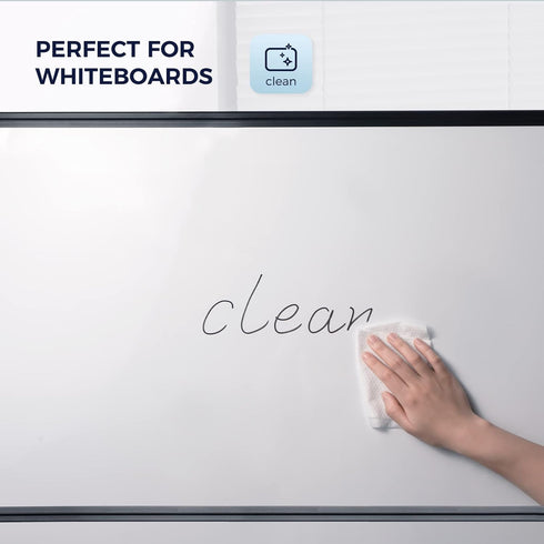 LOUKIN Whiteboard Cleaning Wipes, Non-Toxic Dry Erase Wipes, 50 Wipes Per Pack for Effective Cleaning