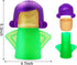 Abnaok Angry Mama Microwave Cleaner, Steam Cleaner for Microwave Oven, Cleans with Vinegar and Water (Green)