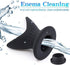 Yoikun Black Hollow Butt Plug, Silicone Butt Plug Anal Expander Vaginal Expander Anal Stretcher for Anal Trainer Anal
