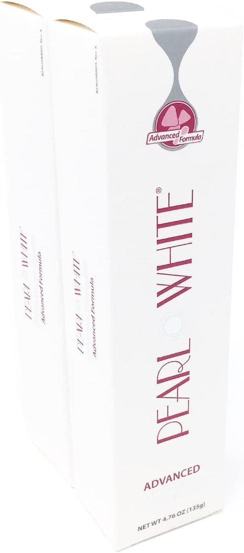 BEYOND Pearl White Whitening Toothpaste - Advanced, 2 Pack of 4.6 oz / 130 g