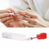 Nail Drill Bit, Ceramic Nail Grinding Head, 4 Types Round Flat for Manicure Machine
