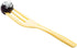 Restaurantware 100 Premium Knife-Edged 4 Inch Cake Forks - Solid Durable Disposable Baby Yellow