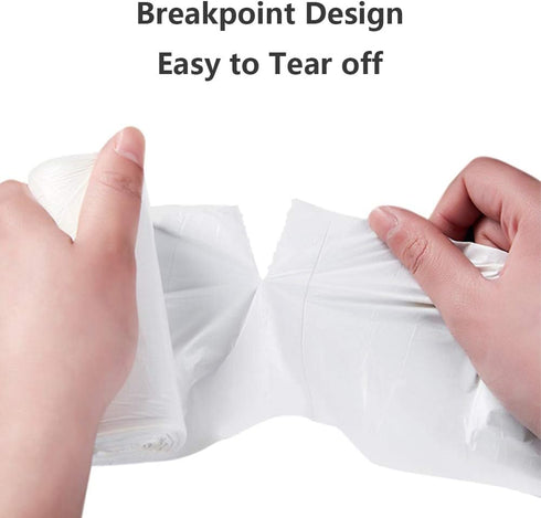 Magesh 4 200 Counts Small Trash Bags, Gallon Trash Bag/Small Garbage Bags, Strong Wastebasket Liners for Bathroom