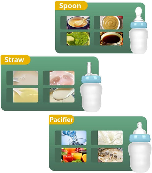 XGOPTS 180ml Drinking Aids Feeding Cup for Elderly Adults Disabled Maternity Convalescent with Straw Drink Water