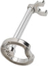 Metal Manual Shaving Holder and Brush Stand, Grooming Tool for Men, Bathroom Accessories for Shaving