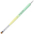 Ivy-L Premium French Gel Acrylic Nail Art Brush - Size 6 with Dotting Tool, Lime Green Wood Handle
