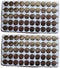 New 100PCS AG10 LR1130 389 LR54 Button Cell Batteries Tray
