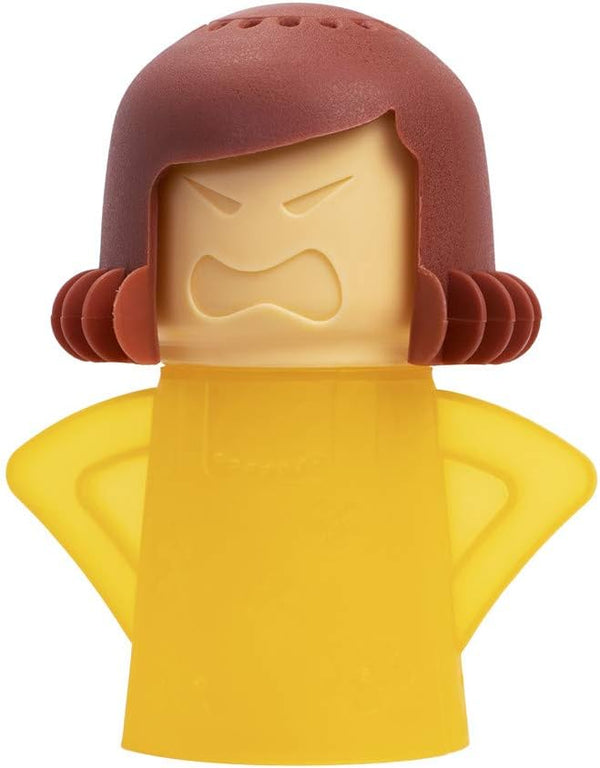 Angry Mom Microwave Cleaner, Mad Mama Microwave Steam Cleaner, Just Add Vinegar and Water, Cleans Crud in Minutes