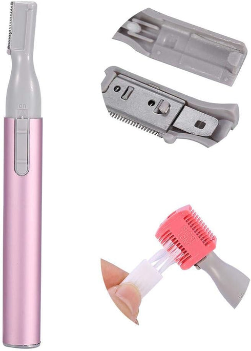 Zerone Eyebrow Trimmer, Electric Hair Remover, Portable USB Chargeable, Pack of 2