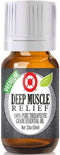 Healing Solutions Deep Muscle Relief Blend Essential Oil - 100% Pure Therapeutic Grade, 10ml