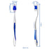 FactorDuty 200 Pack Standard Classic Medium Soft Toothbrush Bulk, Individually Wrapped