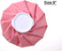 Ice Bag, Reusable 9" Ice Packs for Injuries, Hot Water Bag for Pain Relief, Cold Pack in Pink
