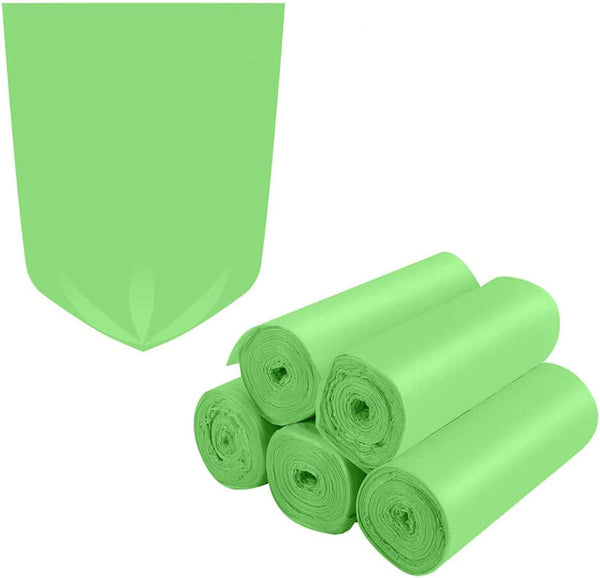 Inwaysin 1.2 Gallon Small Trash Bags, 125 Counts Biodegradable Garbage Bags for Bathroom Office Home Fit 4.5-5L