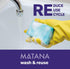 MATANA 25 Pack Plastic Bowls for Parties in White with Gold Rims, 7.5" Inch (12oz) Reusable for Events and Picnics