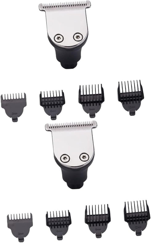 LALAFINA 2pcs Electric Beard Trimmer - Cordless Beard Trimmer for Men with Accessories for Mustache and Dog Clipper