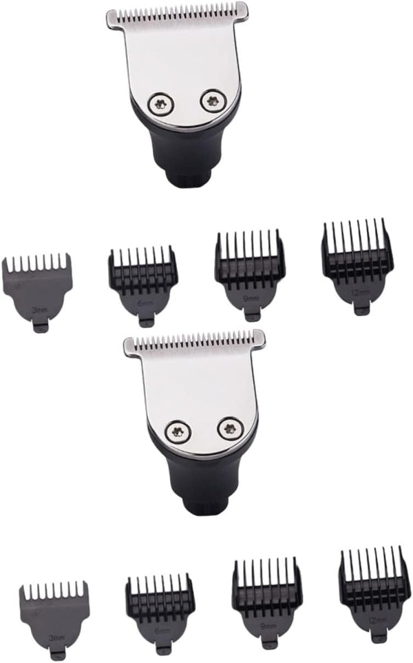 LALAFINA 2pcs Electric Beard Trimmer - Cordless Beard Trimmer for Men with Accessories for Mustache and Dog Clipper