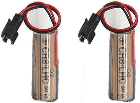 YHXlidgg 2PCS CR8-LHC 3V Lithium Battery for Toilet Flush Sensor