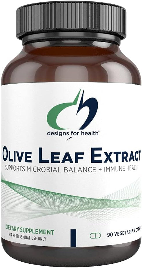 Designs for Health Olive Leaf Extract Capsules, 500mg, Standardized to 20% Oleuropein, 90 Capsules
