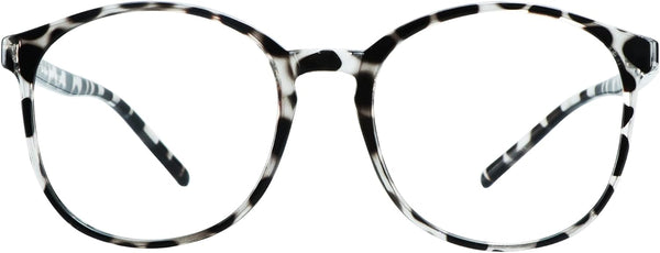 VisionGlobal Blue Light Blocking Glasses for Women/Men, Anti Eyestrain, Stylish Oval Frame, Anti Glare (+1.50