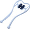 Manual Roller Neck Massager with Ergonomic Micro Curved Wheels for Deep Trigger
