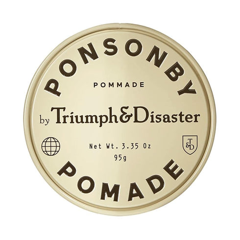 TRIUMPH & DISASTER Ponsonby Pomade – Medium Hold Hair Wax for Men and Women, High Shine, Non-Greasy, 95g