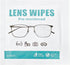 OHOO 200 Count Lens Wipes for Eyeglasses Individually Wrapped Pre-Moistened Wipes Cleaner for Glasses Screens Camera