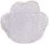 Rubber Hot Water Bottle with Cute Faux Fur Cover, Gray Paw01