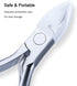 Podiatrist Nail Clippers, Professional Thick & Ingrown Toenail Clippers for Men & Seniors