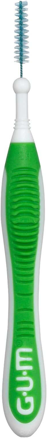 GUM Proxabrush Go-Betweens - Tight Interdental Brushes, Soft Bristled Dental Picks for Plaque Removal, 10ct (6pk)
