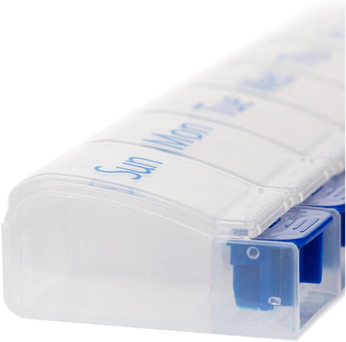 HealthA2Z 7 Pill Box | Easy to Open | Pill Case Days | Medicine Organizer for OTC Medicine & Supplement