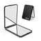 wobsion Small Compact Mirror, 1x/2x Travel Magnifying, 2-Sided Handheld Folding Mirror - Black