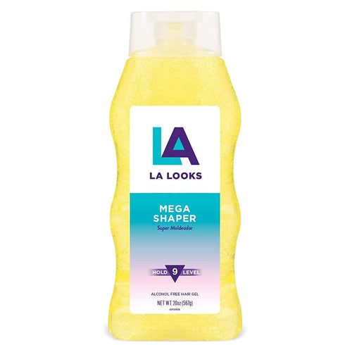 L.A. Looks Mega Shaper Hair Gel, Hold 9 Level, 20 Oz (567g)