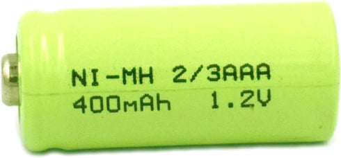 1.2v 2/3 AAA 400mah NiMH Rechargeable Batteries with Button Top for DIY LED Solar Light,12 Packs