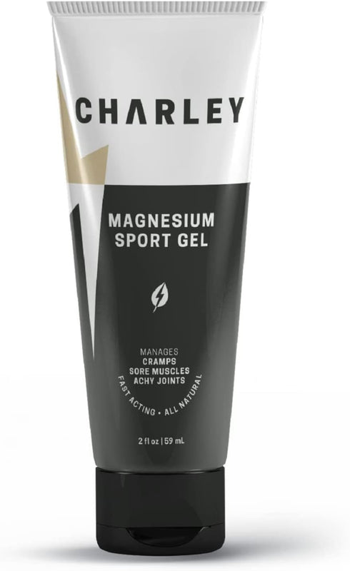 Charley Magnesium Sport Gel (2 oz.) - All Natural, Fast-Acting Solution for Athletes and Active Individuals