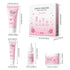 Skin Care Set JAPAN SAKURA: Beauty Gift Sets with Cleanser, Serum, Eye Cream, Face Cream Travel Kit for Women