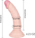 Rovamvia 5.3 Inches Sets Mini Realistic Dildo for Beginners, Anal Dildos Lifelike Fake Penis for Women/Men/Gay, Adult