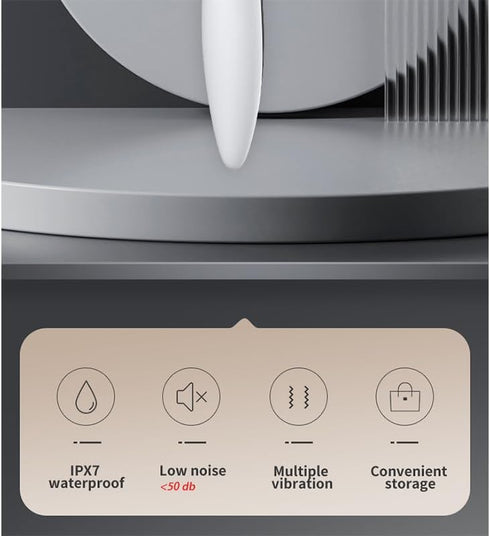 OFAK Wireless Electric Handheld Mini Massager - Portable Waterproof Back Massager Tool with Multiple Modes and Speed