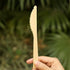 Banbu 100PK Bamboo Cutlery Disposable Knives, 6.7" 100% Compostable Biodegradable Travel Knife for Camping/Party/Travel