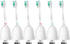 Replacement Toothbrush Heads Compatible with Philips Sonicare: Fit Sonicare E-Series HX7022/66, 6 Pack