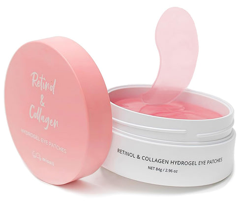 Retinol & Collagen Under Eye Patches - Cooling Patches for Puffy Eyes, Dark Circles, and Puffiness