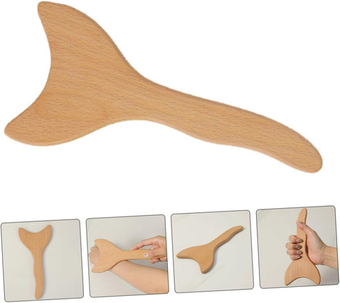 Wooden Scalp Massager Stick for Relaxing Neck and Foot Therapy