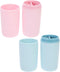 Ipetboom 2pcs Toothbrush Travel Case with Mouthwash Cup Portable Toothbrush Organizer and Holder
