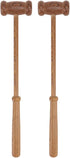 Wooden Back Massager Hammer 2pcs, Manual Body Knocking Massage Tool for Shoulder