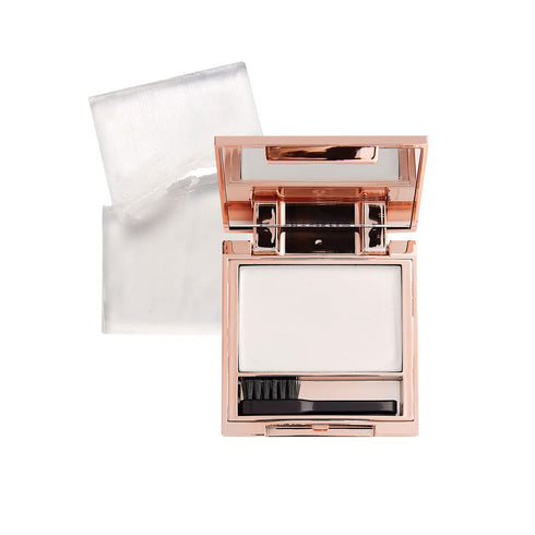 Makeup Revolution Soap Styler - Eyebrow Wax Soap Kit, Long Lasting Feathered & Fluffy Brows, Includes Brush & Mirror