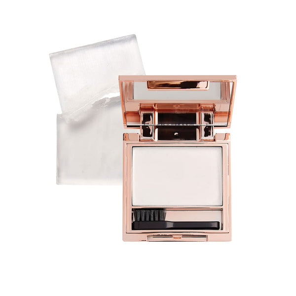 Makeup Revolution Soap Styler - Eyebrow Wax Soap Kit, Long Lasting Feathered & Fluffy Brows, Includes Brush & Mirror