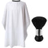 Professional Hair Cutting Cape with Neck Duster Brush, Salon Barber Hairdressing Accessories