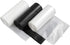 Small Trash Bags, 4 Gallon, Black, Clear and White, 150 Counts