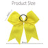 Hipcheer 20pcs 8" Large Cheer Bows for Girls, Hand-made Grosgrain Ribbon Hair Accessories for Teen Girls