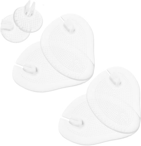 Forefoot Half Insoles Guard, Transparent Flip-Flops Cushions, Self-Adhesion Shoe Insoles, 3 Pairs