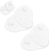 Forefoot Half Insoles Guard, Transparent Flip-Flops Cushions, Self-Adhesion Shoe Insoles, 3 Pairs